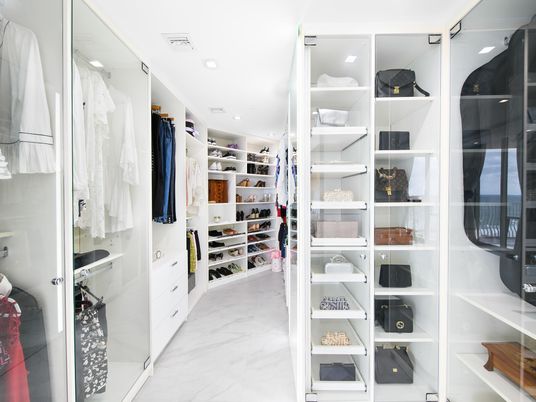 Interior, Marble, Recessed Lighting, Walk-in Closets