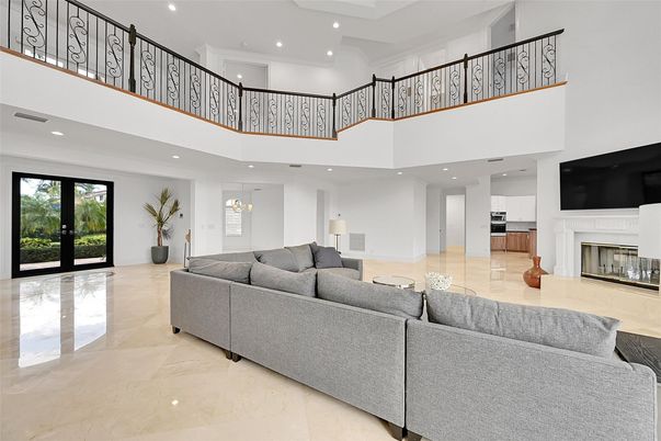 Fireplace, Interior, Living room, Recessed Lighting