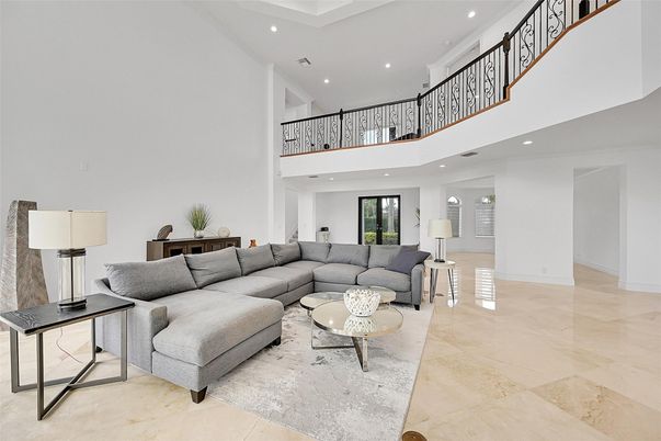Interior, Living room, Recessed Lighting