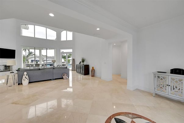 Fireplace, Interior, Living room, Recessed Lighting