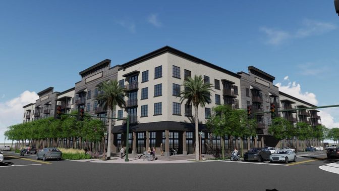 Exterior, Facade, Condo Building