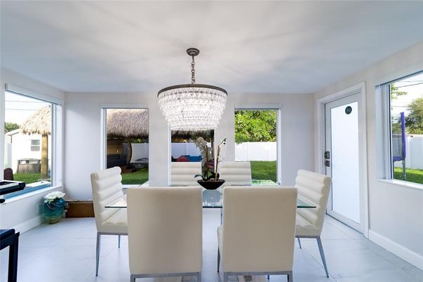 Chandelier, Dining room, Interior, Marble