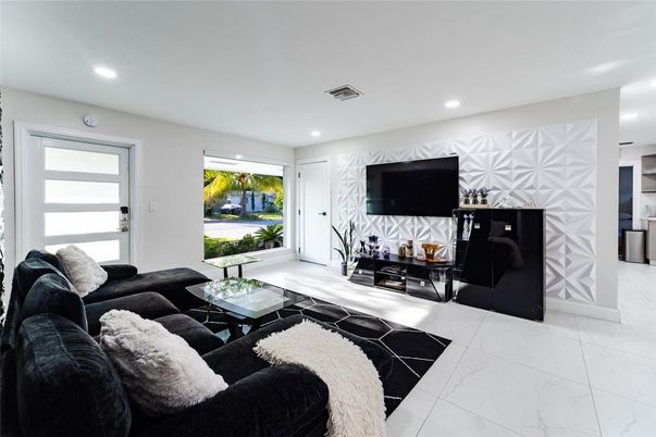 Interior, Living room, Marble, Recessed Lighting