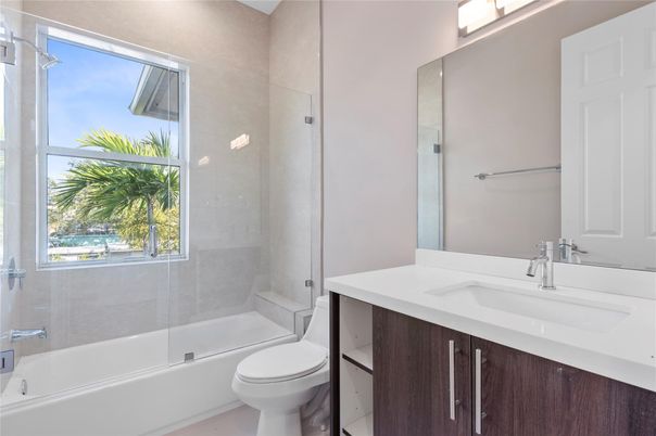 Bathroom, Glass Shower, Interior
