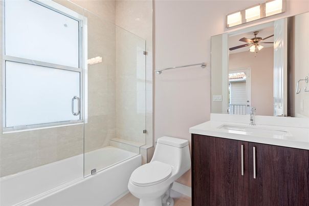 Bathroom, Glass Shower, Interior