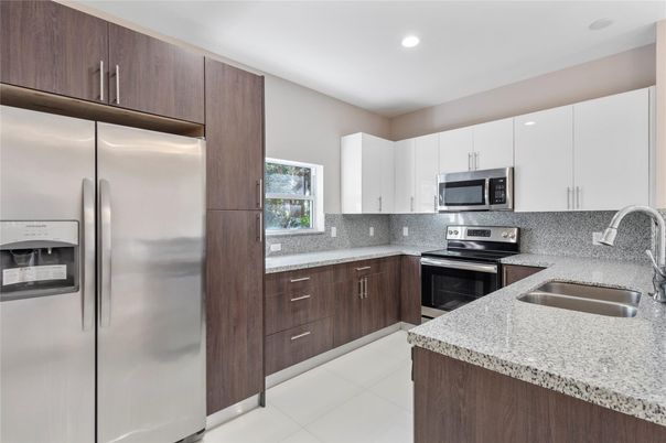 Interior, Kitchen, Recessed Lighting, Stainless Steel Appliances