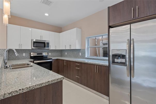 Interior, Kitchen, Recessed Lighting, Stainless Steel Appliances
