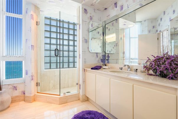 Bathroom, Glass Shower, Interior
