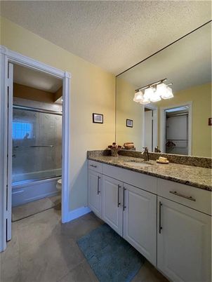 Bathroom, Dual Sink Vanities, Glass Shower, Interior