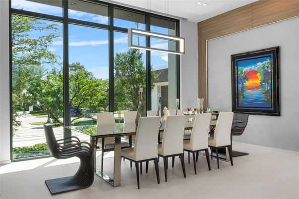 Dining room, Interior, Pendant Lights, Recessed Lighting