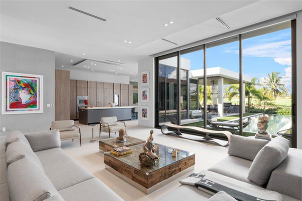 Interior, Kitchen, Living room, Recessed Lighting
