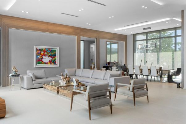 Dining room, Interior, Living room, Recessed Lighting