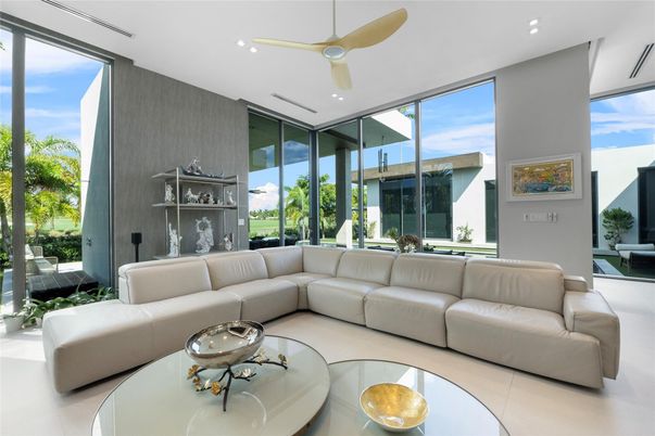 Interior, Living room, Recessed Lighting