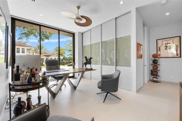 Home Office, Interior, Recessed Lighting