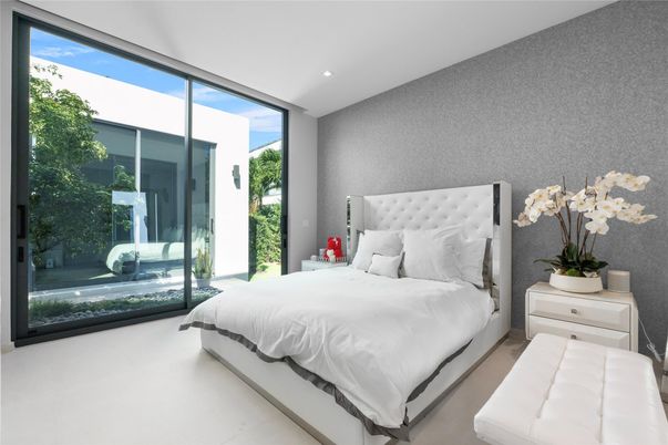 Bedroom, Interior, Recessed Lighting