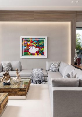 Interior, Living room, Recessed Lighting