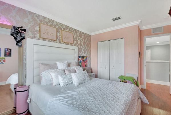 Bedroom, Interior, Wood Texture Flooring