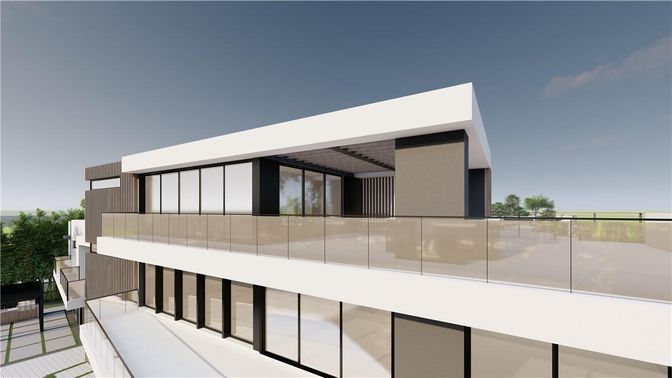 Exterior, Facade, Modern