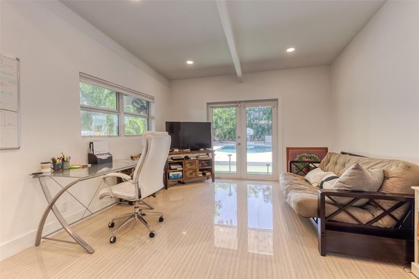 Home Office, Interior, Recessed Lighting