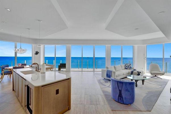 Dining room, Interior, Kitchen, Living room, Pendant Lights, Recessed Lighting, Water