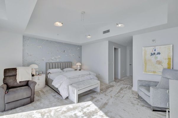 Bedroom, Interior, Recessed Lighting