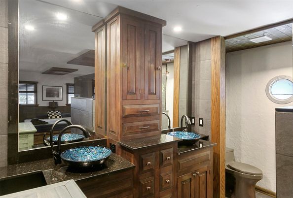 Bathroom, Dual Sink Vanities, Interior, Kitchen, Recessed Lighting
