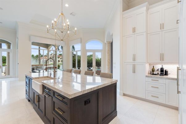 Chandelier, Interior, Kitchen, Recessed Lighting
