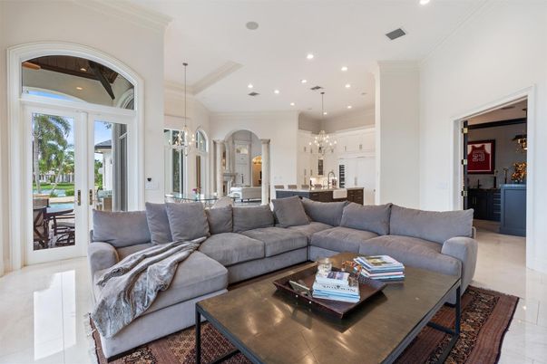 Dining room, Interior, Kitchen, Living room, Pendant Lights, Recessed Lighting