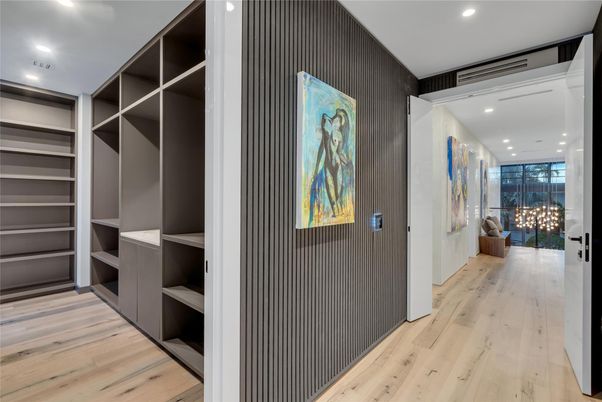 Interior, Recessed Lighting, Walk-in Closets, Wood Texture Flooring