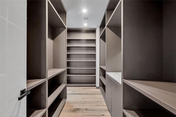 Interior, Recessed Lighting, Walk-in Closets, Wood Texture Flooring