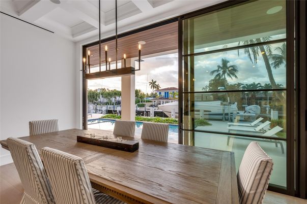 Dining room, Interior, Pendant Lights