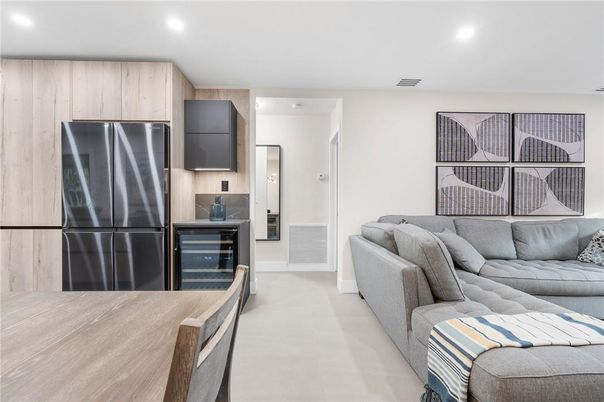 Interior, Kitchen, Living room, Recessed Lighting