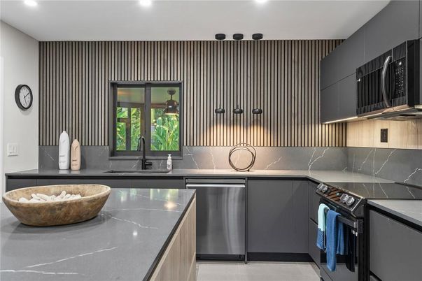 Interior, Kitchen, Recessed Lighting, Stainless Steel Appliances