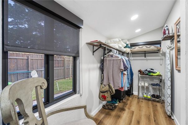 Interior, Recessed Lighting, Walk-in Closets, Wood Texture Flooring