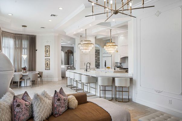 Chandelier, Dining room, Interior, Kitchen, Pendant Lights, Recessed Lighting