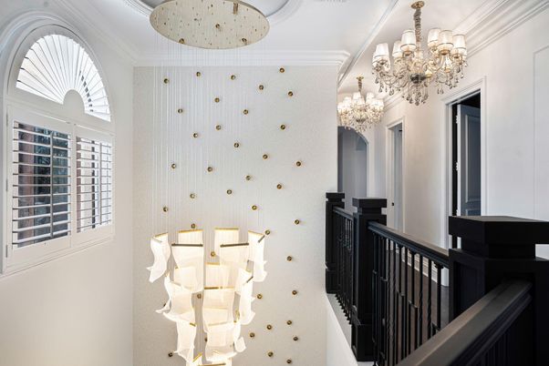 Chandelier, Interior