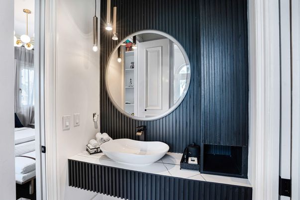 Bathroom, Interior, Pendant Lights