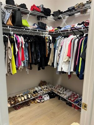 Interior, Walk-in Closets, Wood Texture Flooring