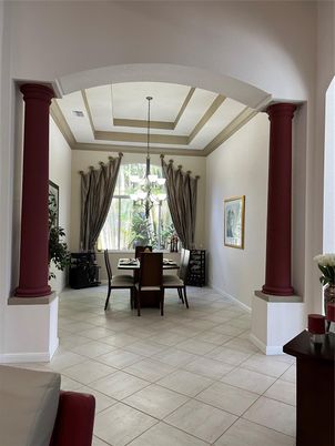 Chandelier, Dining room, Interior