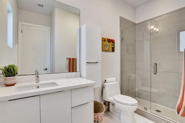 Bathroom, Glass Shower, Interior