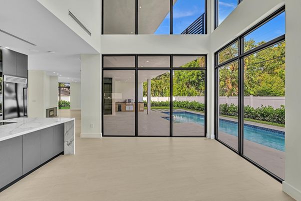 Interior, Pool, Recessed Lighting, Sun Room