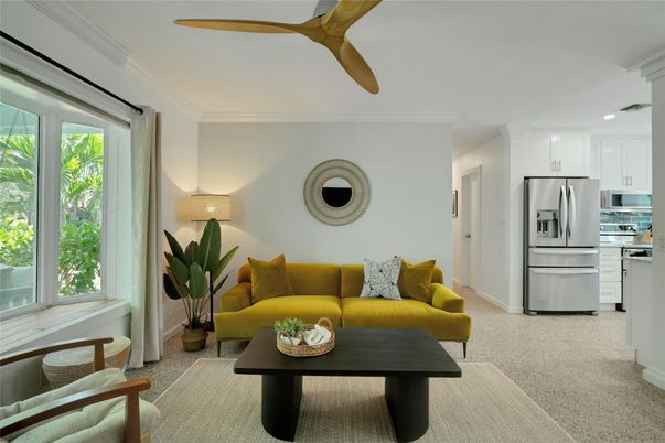 Interior, Kitchen, Living room, Recessed Lighting, Stainless Steel Appliances