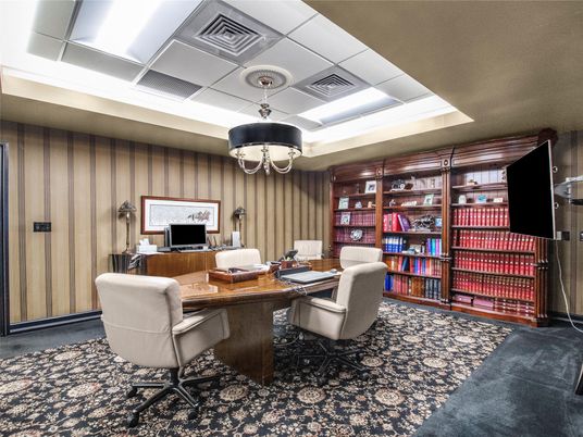 Chandelier, Home Office, Interior