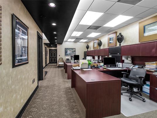 Home Office, Interior, Recessed Lighting
