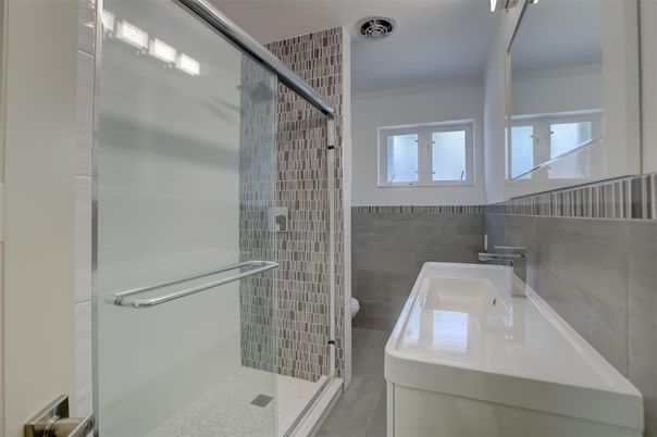 Bathroom, Glass Shower, Interior