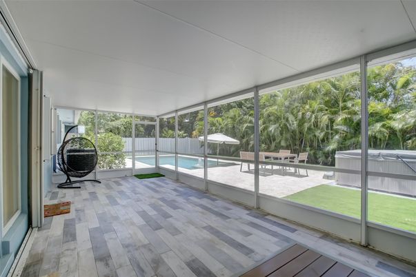 Interior, Sun Room, Wood Texture Flooring