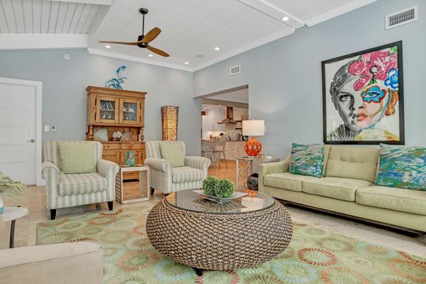 Interior, Living room, Recessed Lighting