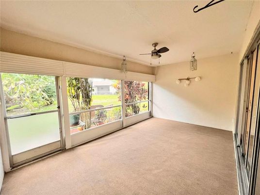 Empty room, Interior, Sun Room