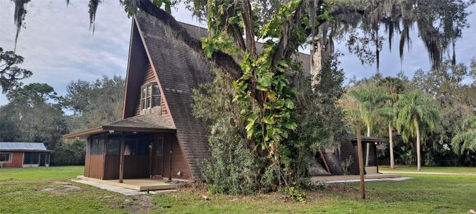 Backyard, Exterior, Facade, A Frame