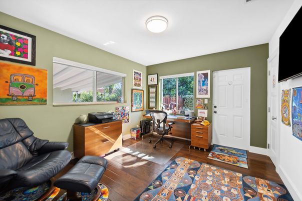 Home Office, Interior, Wood Texture Flooring